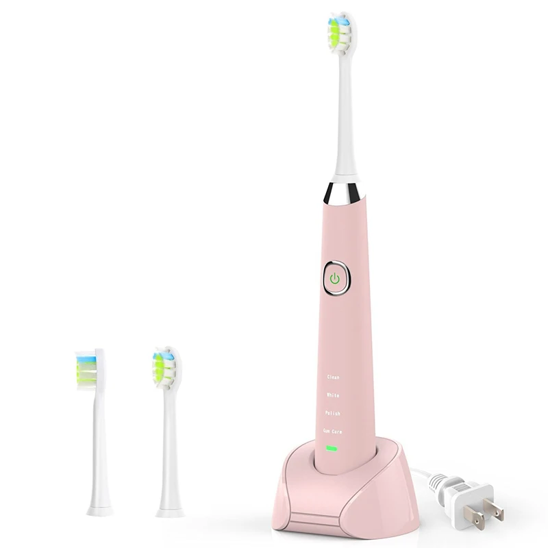 Fashionable patented HOT PINK electric toothbrush for girl use H3 electric toothbrush
