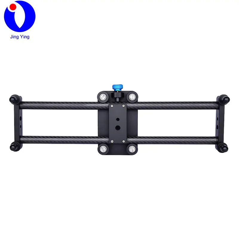 JingYing best 40CM carbon fiber cell phone video DSLR camera slider for mobile phone camera