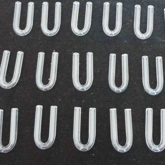 Высокочистые кварцевые трубки термопары типа U, термостойкие прозрачные стеклянные трубки, трубки кварцевого типа