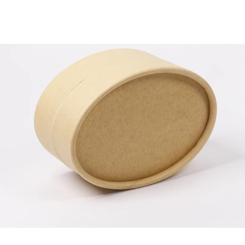 Creative design recycle round jewelry oval gift blank oval-shaped paper box for jewelry