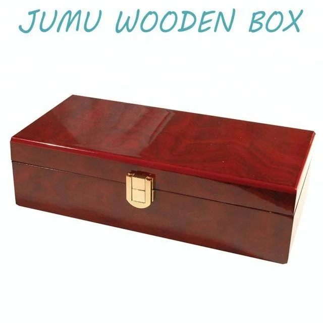 cherry wood microphone wooden box