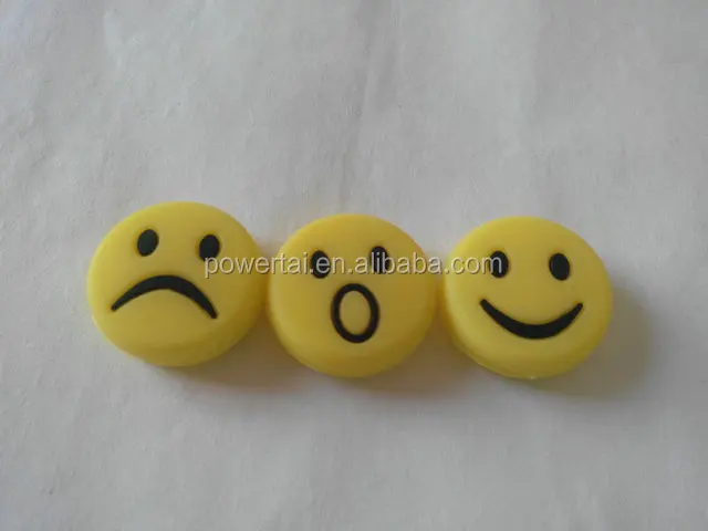Tennis dampeners yellow dampeners sad face crying face shock absorber promotional price