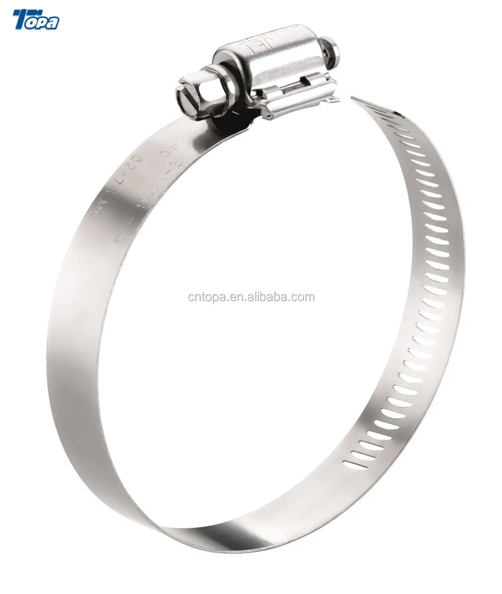Все стали Хомут Из Нержавеющей Стали прочный шланг обручи