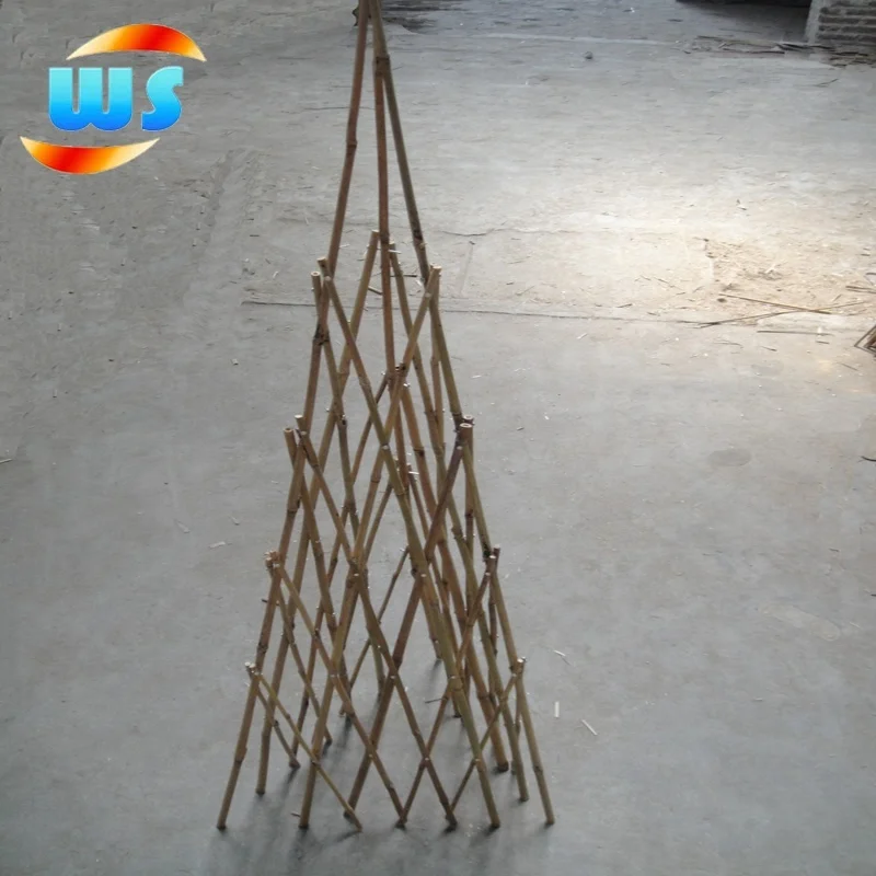 collapsible bamboo trellis fence
