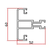 
6063 T5 aluminium profile manufacturer in china window and door aluminum profile in foshan 