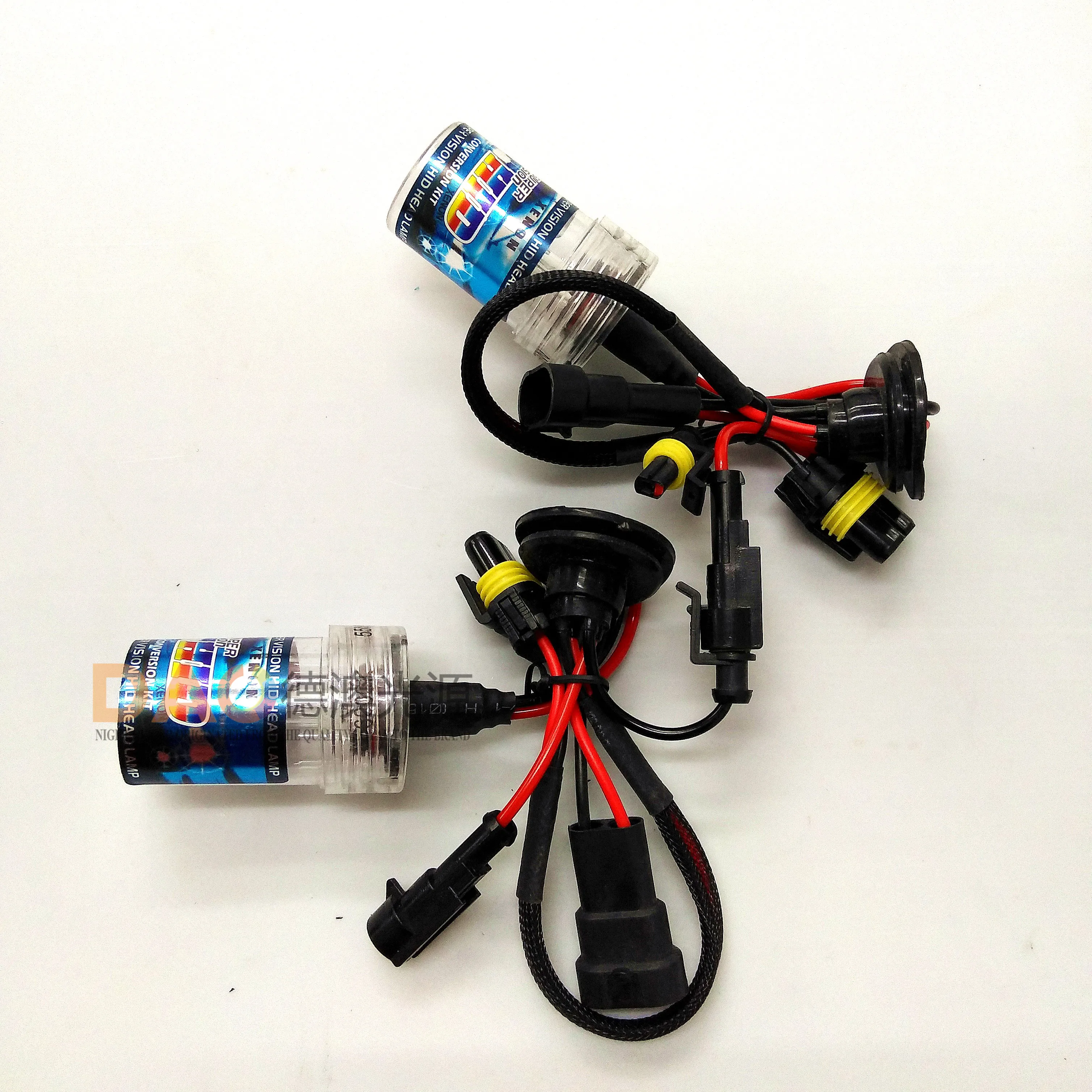 DAO  car led angel eyes  universal h1bulb hi low beam Bi Xenon HID Projector Lens for car  headlight