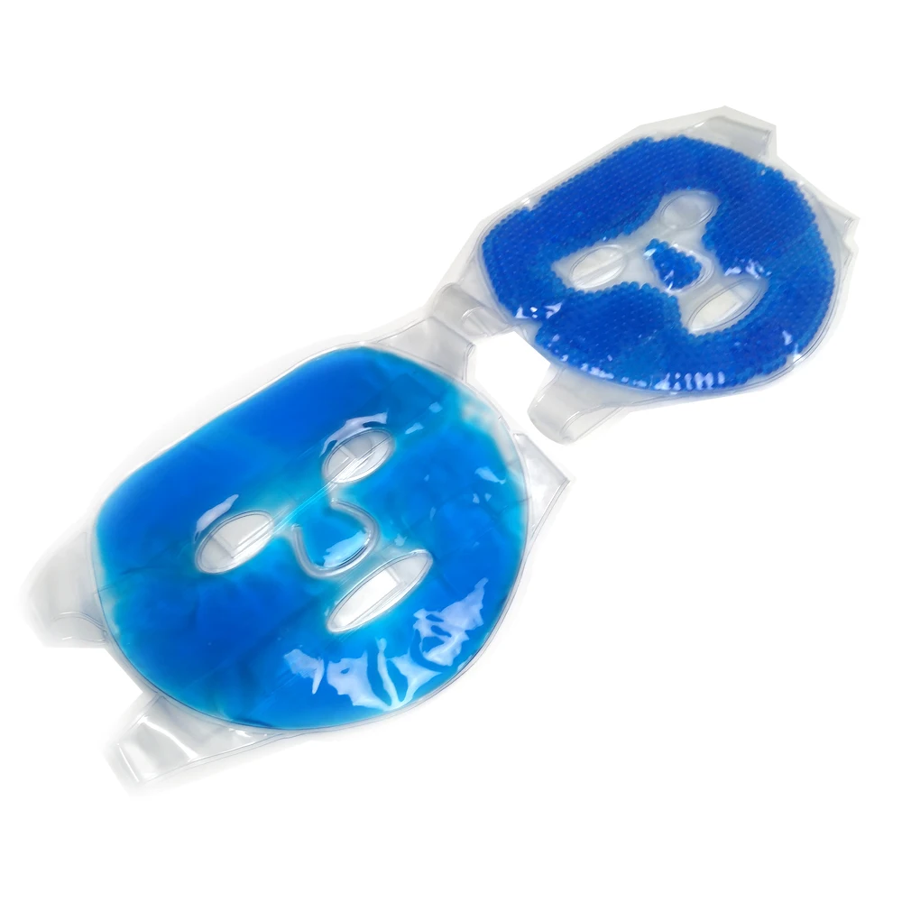 new medical product microwave hot and cold cooling facial gel mask for personal care