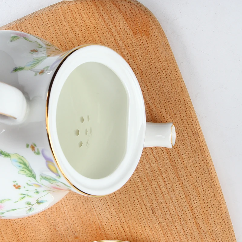 High Quality Elegant Vintage Bone China Turkish Tea Pot