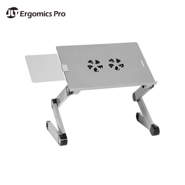 Hot Selling JLT Height Adjustable Portable  Computer Laptop Desk with USB Cooler
