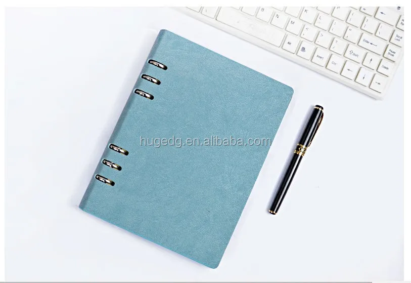 6 Rings bound book planners organizers notes pads
