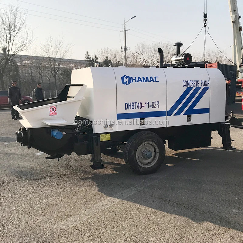 Высококачественный и по лучшей цене дизельный бетононасос HAMAC hbt с сертификацией Ce OEM-сервис