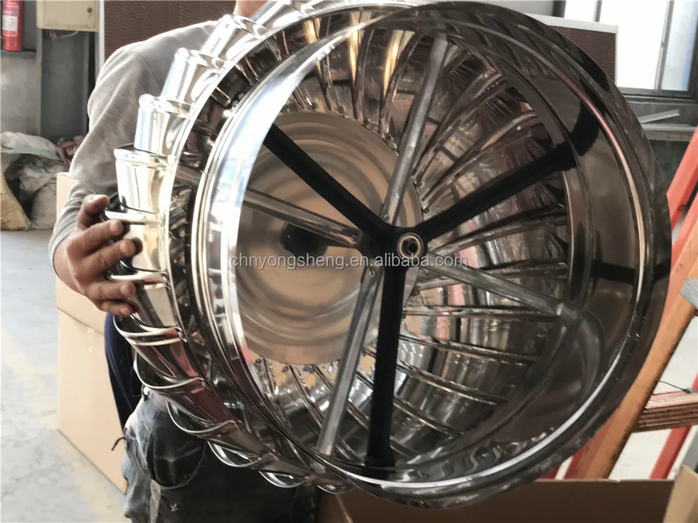 qingzhou non-power roof turbine ventilation fan without power/ automatic non electric ceiling fan
