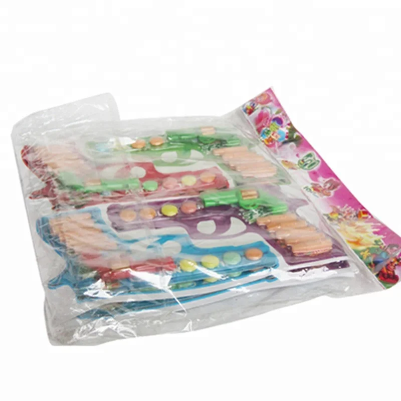  Пулевидный пистолет Кислая прессованная игрушка конфеты в таблетках