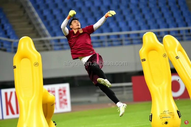 
PVC inflatable soccer training dummy mannequin de football 