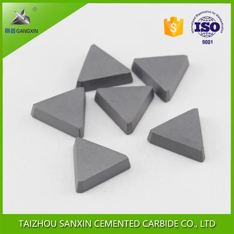 P30 carbide 3/4 triangle tungsten carbide tips milling tips blank sanxin