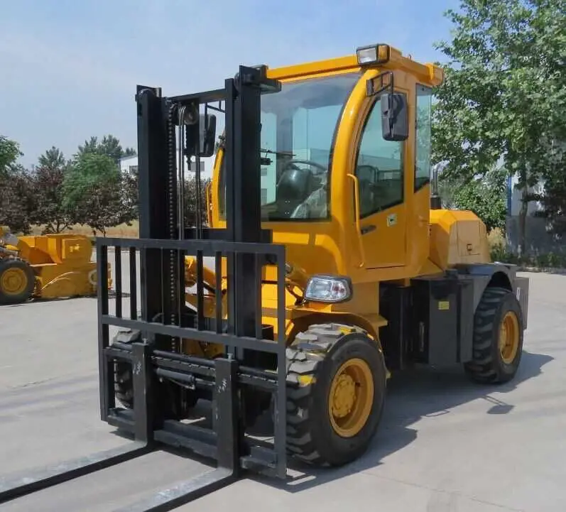 2ton 3Ton 5 ton  Forklift Off Road 4WD 4x4 All Rough Terrain Forklift Diesel Forklift Truck Price for Sale
