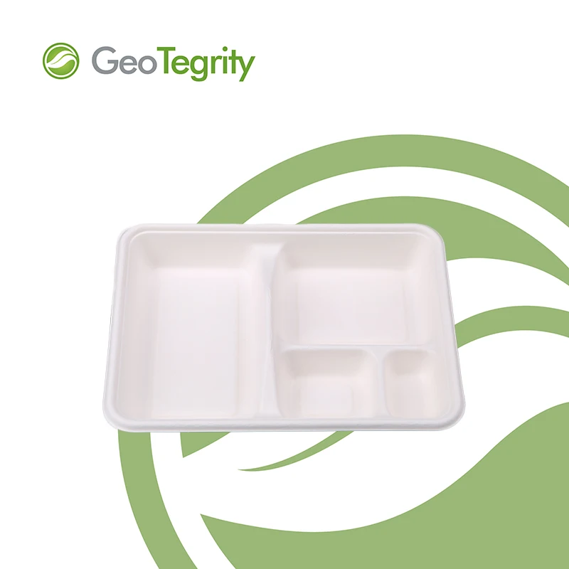 Sugarcane Compostable Supermarket Tray Eco-friendly Trays Supermarket Trays