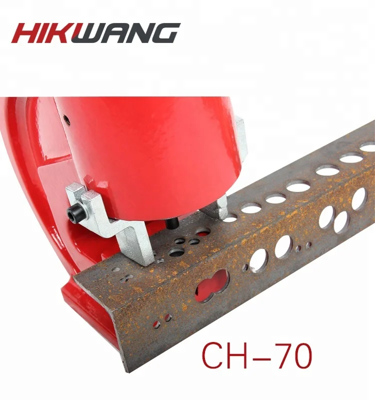 CH-70 portable 10mm sheet metal hydraulic punch electric hydraulic hole puncher hydraulic busbar punching
