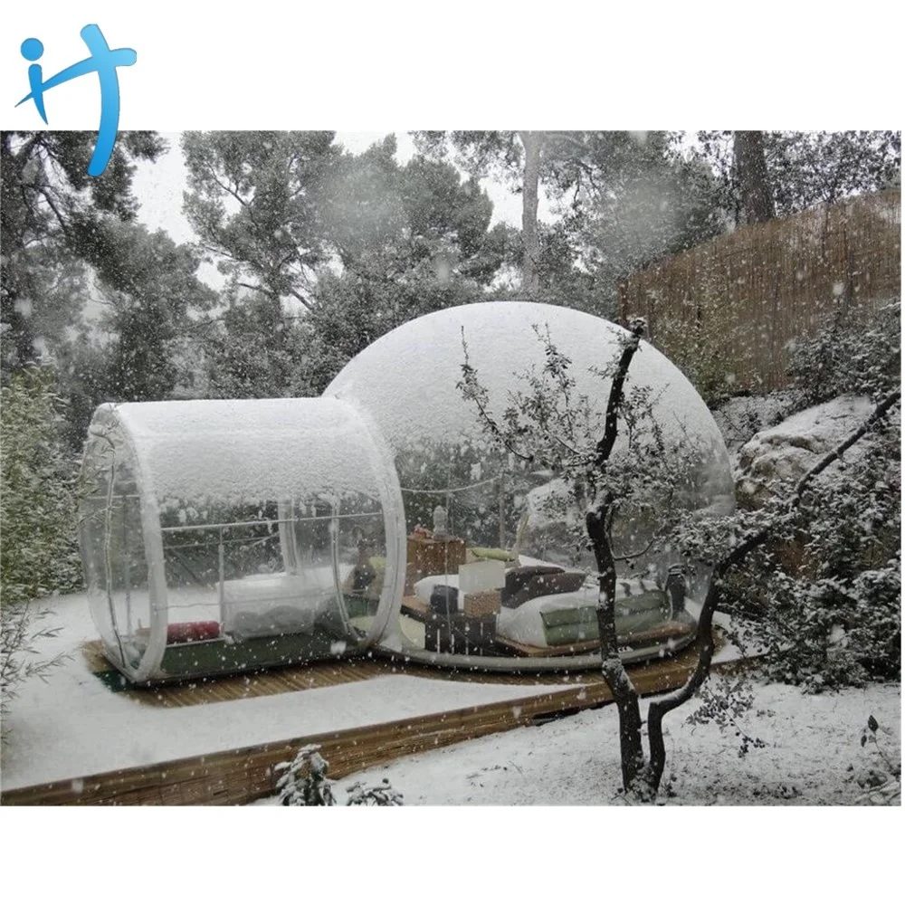 
outdoor clear inflatable camping bubble tent for sale 