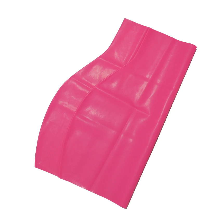 Fashion Sex Women Pink Short Skirt Natural Rubber Dress Apparel Sexy Costumes Latex Mini Skirts