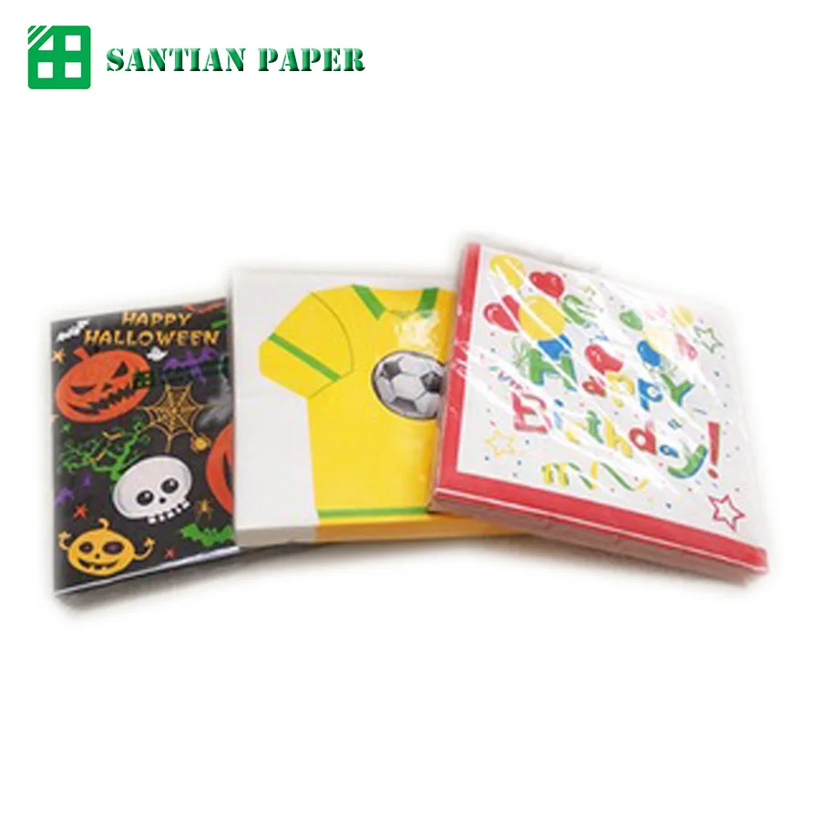 Бумажные салфетки с различными изображениями, распродажа