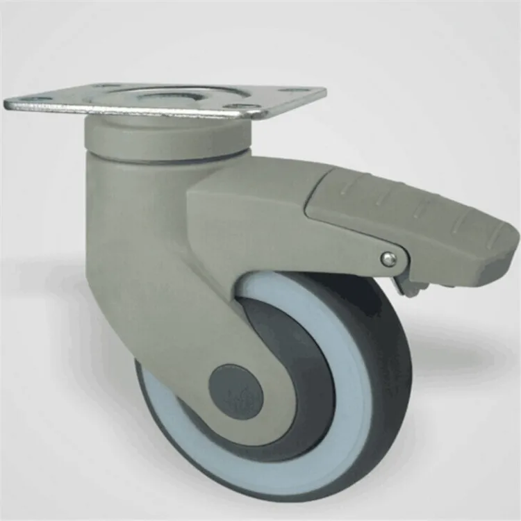 
3 inch 4 inch 5 inch electric hospital bed PP medical caster TPR Material Caster Wheel 