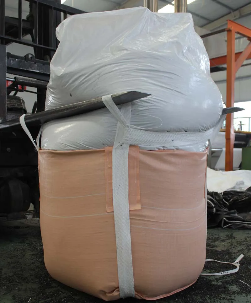 1000kg High quality UV treated China circular PP big Jumbo bag FIBC fully belt type packing for building material and