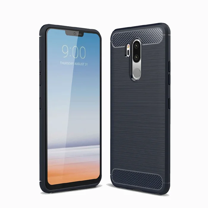 Accessories Phone Case For LG G7 ThinQ Plastic Mobile Cover Custom Designer Printing Skidproof Carbon Fiber Cover For LG G7 Case