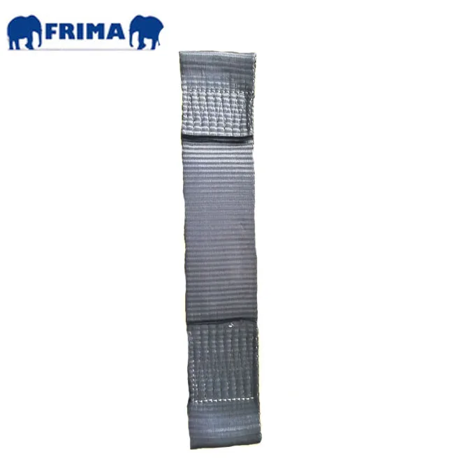 Поднимающая груз весом до 5 тонн полиэстер лямки слинга с двумя петли на обоих концах для мотоцикла из мягкой петли