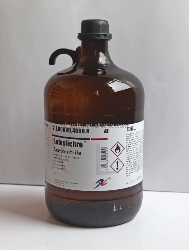 HPLC Gradient grade methyl cyanide HPLC Acetonitrile with factory price