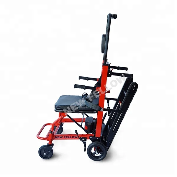 Folding climbing wheelchair for elderly