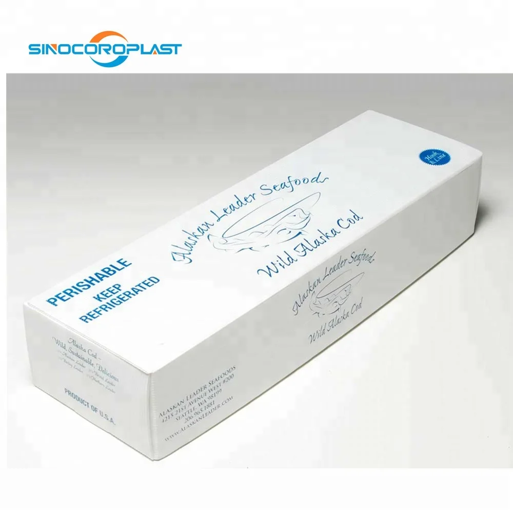  Plastic Corrugated Water Proof SeaFood Packing