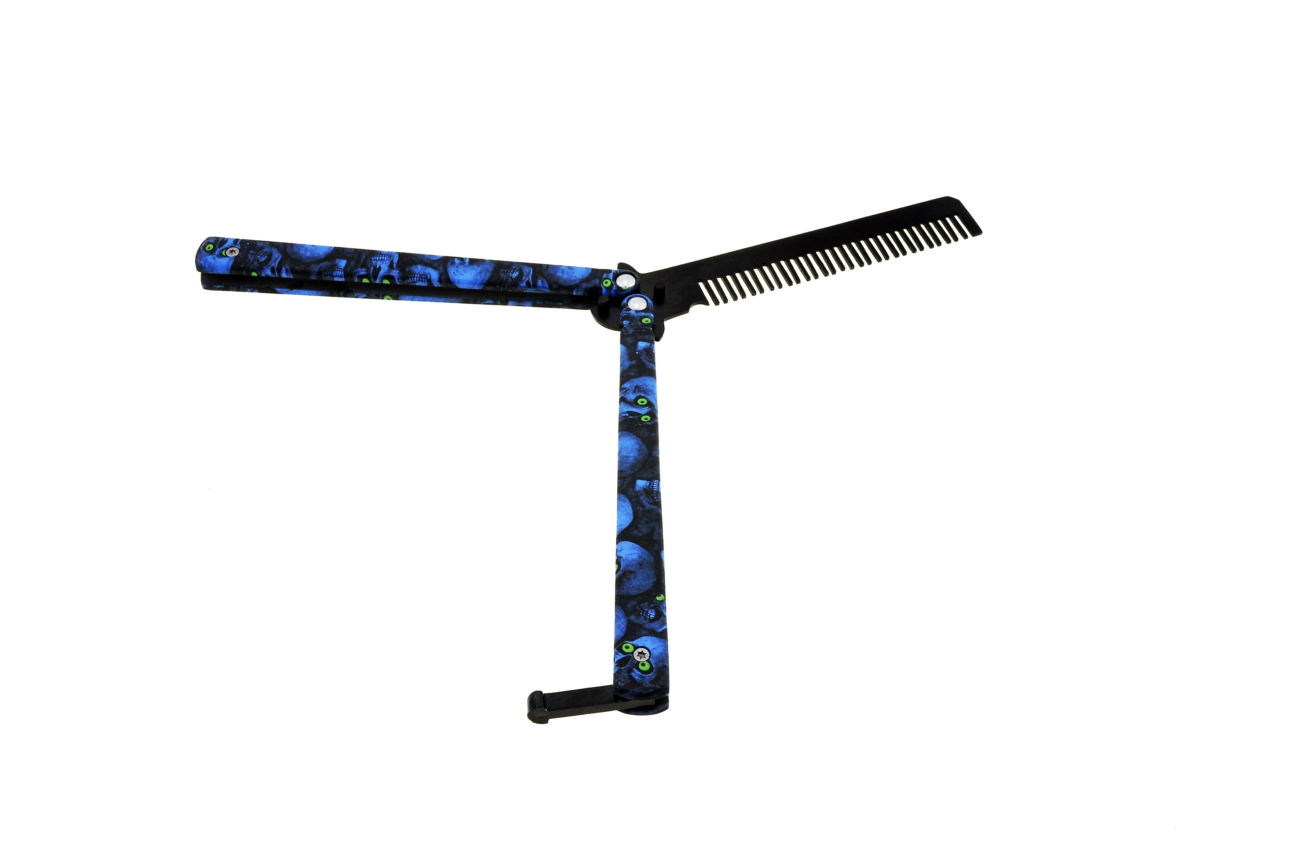 Stainless Steel Butterfly comb for training Practice Balisong Butterfly Comb Knives Trainer