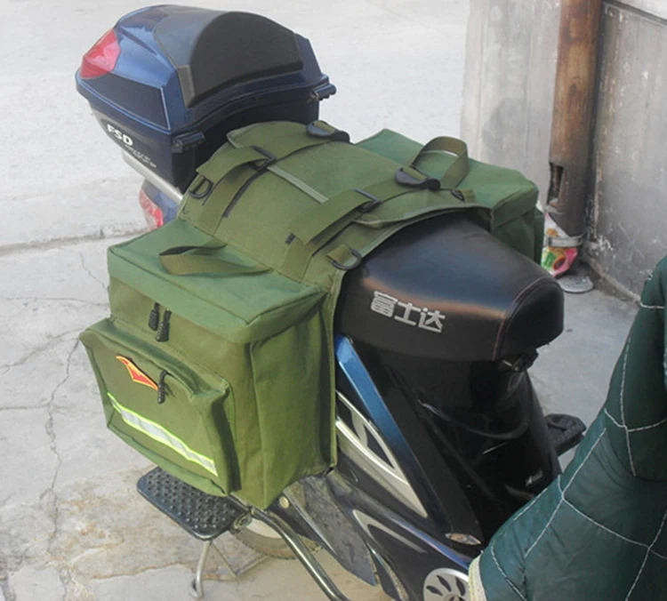 Motorcycle saddle bags waterproof courier motorcycle tail pannier bag