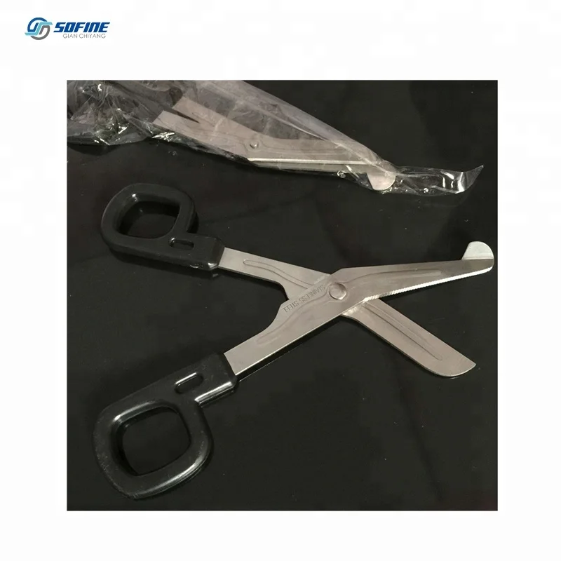 
Stainless Steel Tough Cut Medical Nurse Scissors with Plastic Handle Gauze Shears Utility Scissor / Bandage Scissors 