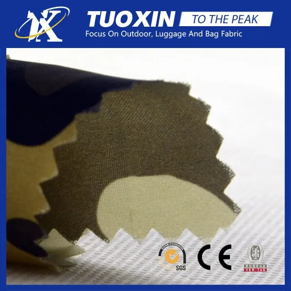 Nylon taffeta camouflage printed fabric military camouflage fabric for hunting camouflage clothing