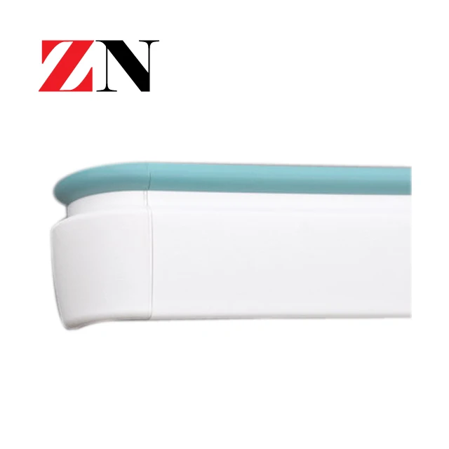 Hospital disabled anticollision balustrades Wall mounted aluminium pvc cover handrails
