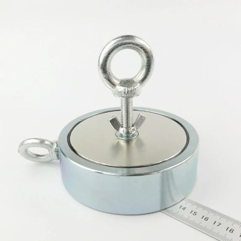 1000kg Neodymium Pot Magnet Fishing Magnet with Countersunk Ndfeb Industrial Magnet Permanent Box, Tool Case or Custom Packaging