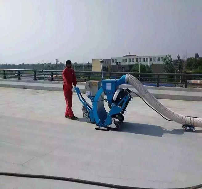 concrete paver shot blasting machine