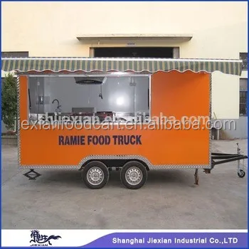 JX-FS400B Mobile food cart/food truck van/food trailer for sale