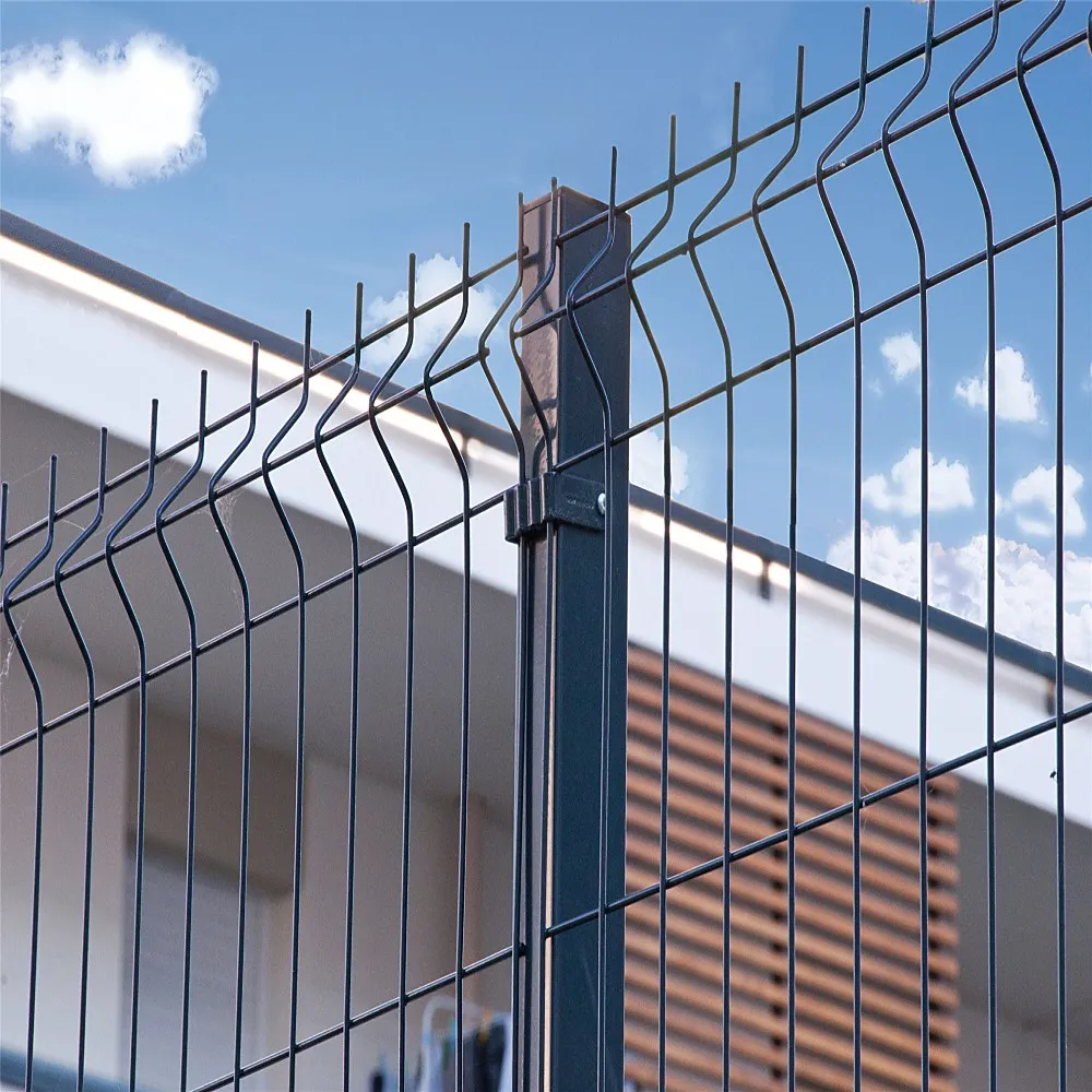 
Easy installed pvc coating welded wire mesh fence and post used in home garden 