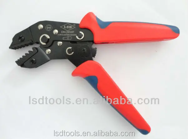 Pliers Type crimping tool for crimping wire-end ferrules 0.25-6.0mm2,LSD brand professional hand crimping tool made in China