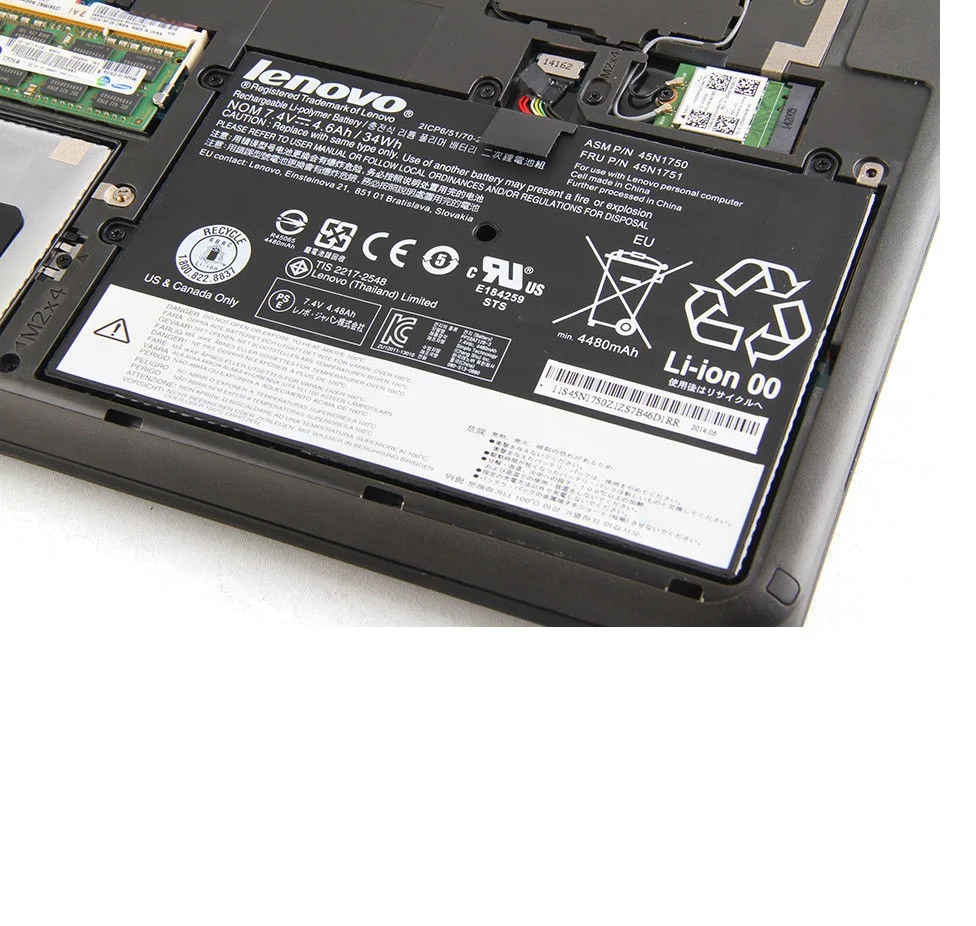 New Genuine 45N1750 Battery for Lenovo ThinkPad Yoga 11e 45N1748 45N1751 45N1749