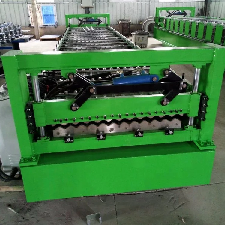 Automatic galvanized metal trapezoidal corrugated roof sheet making machine