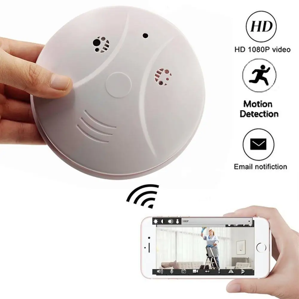 1080P video Audio TF Card Slot Indoor Use Wireless Smart Phone View Fisheye Network  Hidden 360 Wifi Camera IP