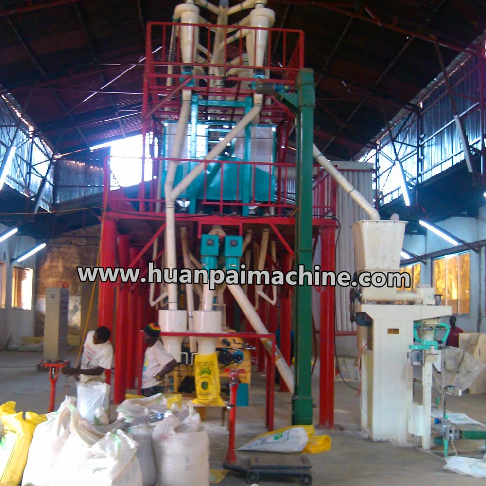 50t maize meal machine/corn meal production line