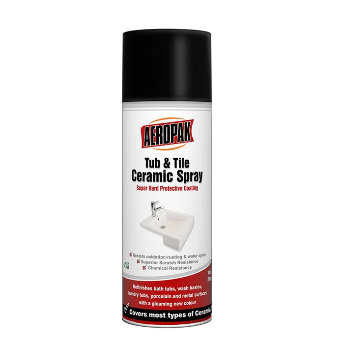Tub and Tile Refinishing Paint Bright White Aerosol Spray