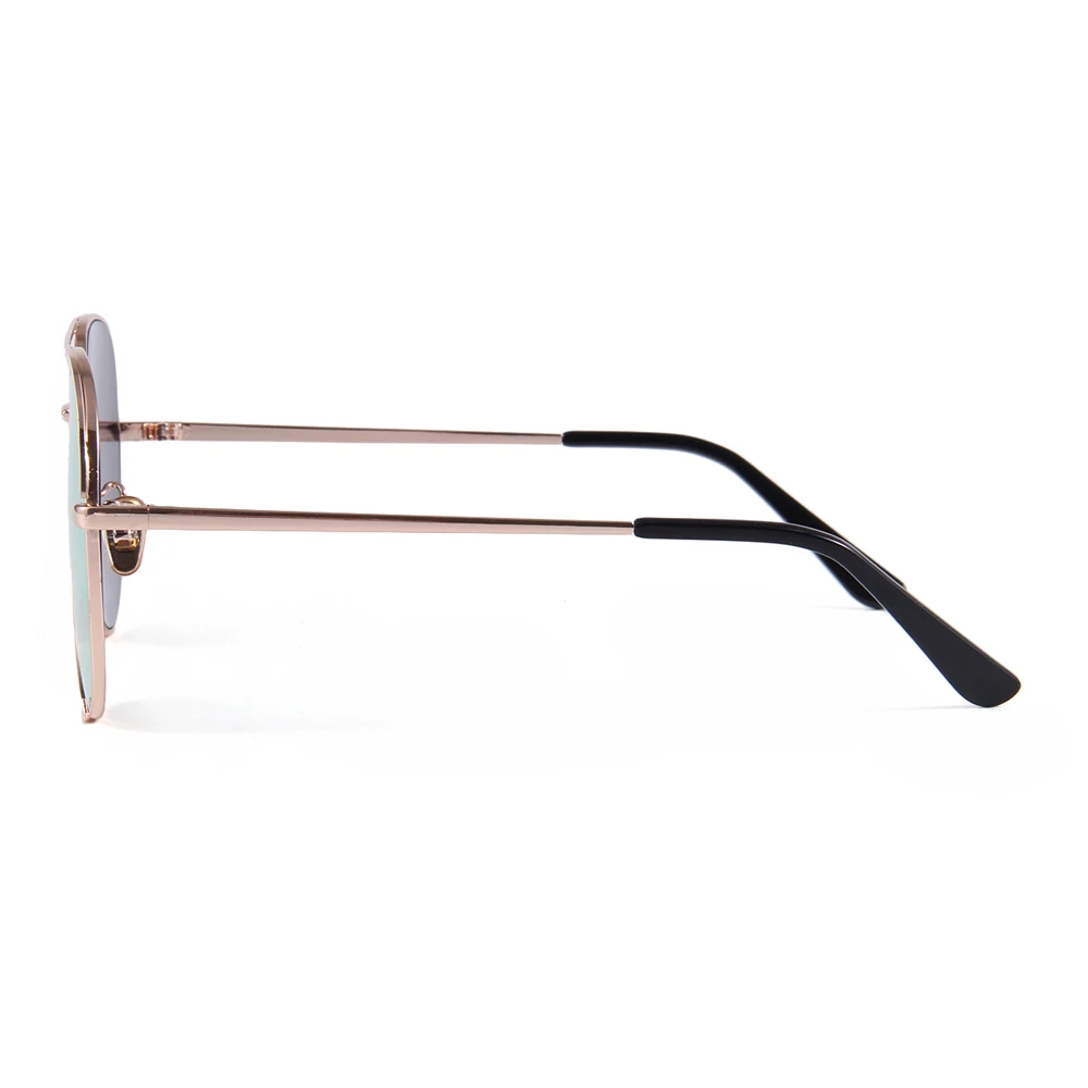 top selling women metal mirror lenses polarized outdoor sunglasses
