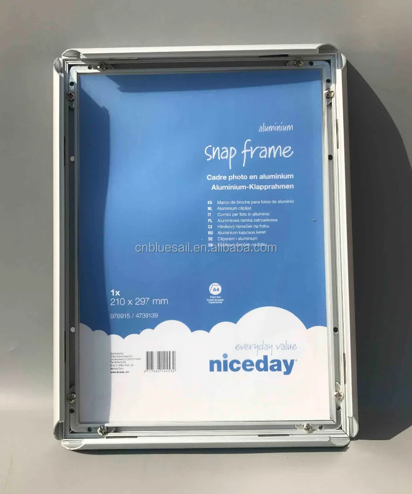 Aluminum snap frames, Poster frames, A1/A2/A3/A4 picture frames
