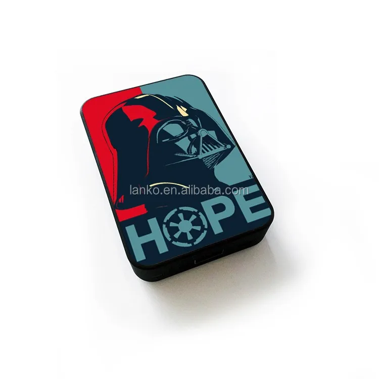 So cool design proda 10000mah portable mobile darth vader power bank polymer external battery